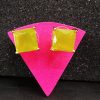 Alpa Lime Green Stud Earring