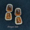 Orange Stone Tanmai Earring