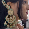 Mint Green Vasundhara Earring Mangtikka Combo