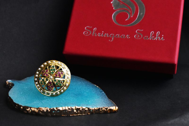 Jadau Swarna Ring - Image 2