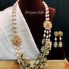 White Green Jyotsna Long Set
