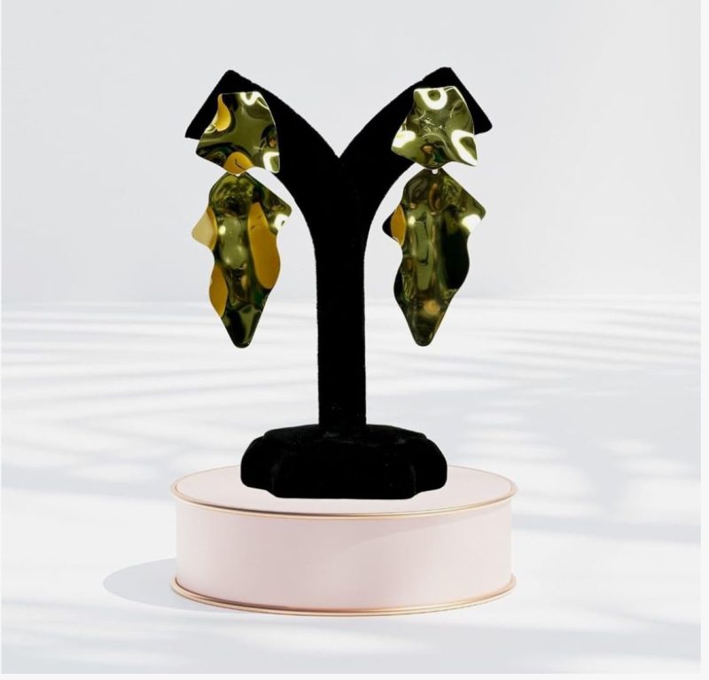 Golden Long Earring - Image 2