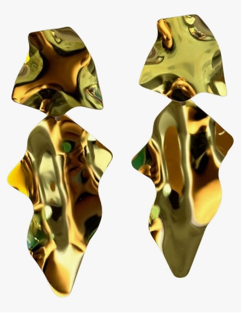 Golden Long Earring - Image 4