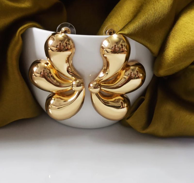 Golden Wings Earring