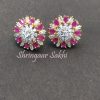 Ruby Nupur Golden Polish Stud Earring