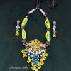 Yellow Paru German Silver Set