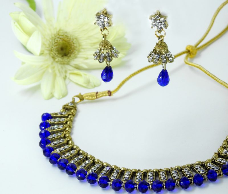 Blue Aradhya Necklace - Image 2