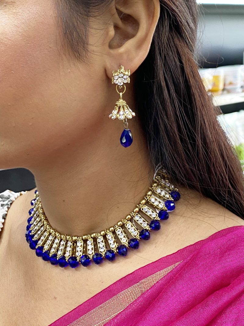 Blue Aradhya Necklace - Image 3