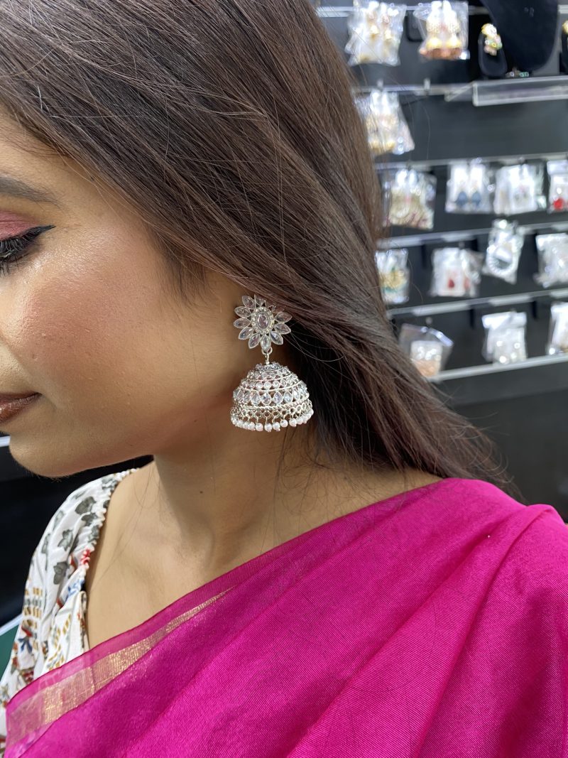 Silver Netra Jhumki - Image 2