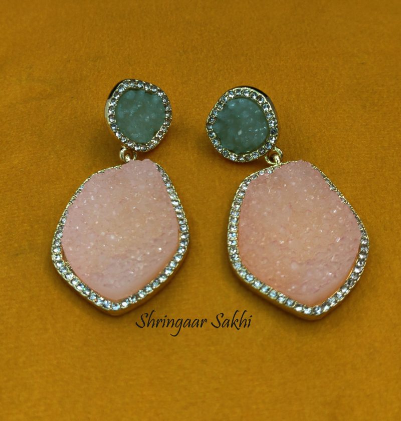 Peach Naomi Earring