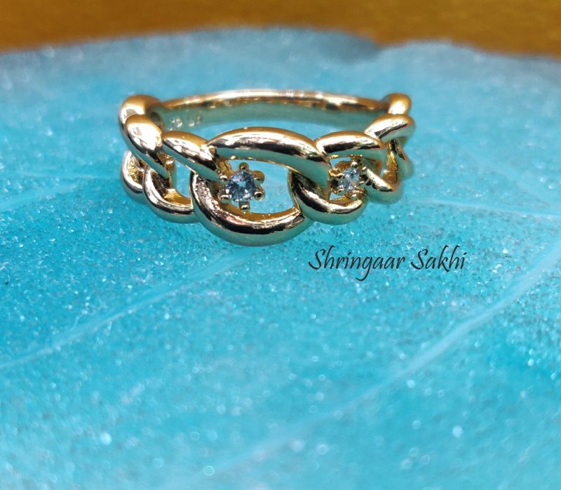 Golden Eva Finger Ring - Image 3