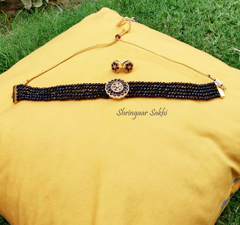 Black Murraya Choker Set