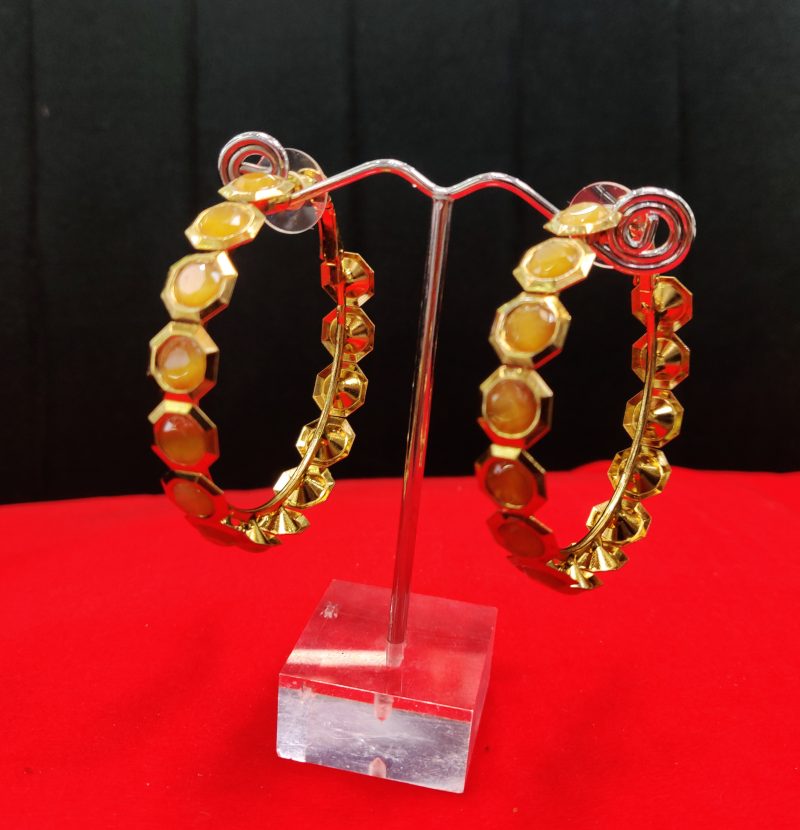 Yellow Isabella Hoop Earring