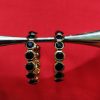 Black Isabella Hoop Earring