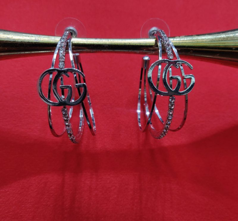 Silver Glory Hoop Earring