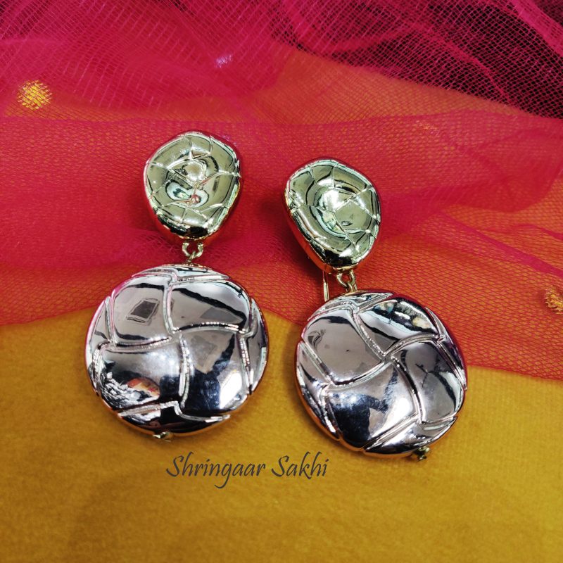 Golden Rosegold Aria Earring - Image 2