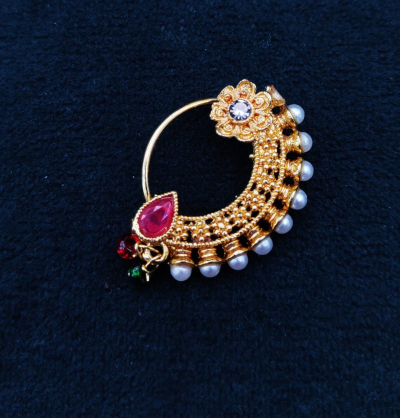 Ruby Golden Non-Piercing Hafsa Nath