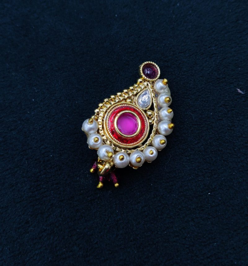 Ruby Golden Non-Piercing Saira Nath