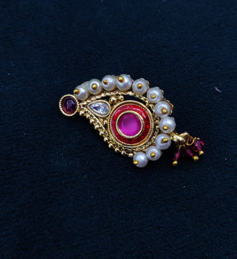Ruby Golden Non-Piercing Saira Nath - Image 3