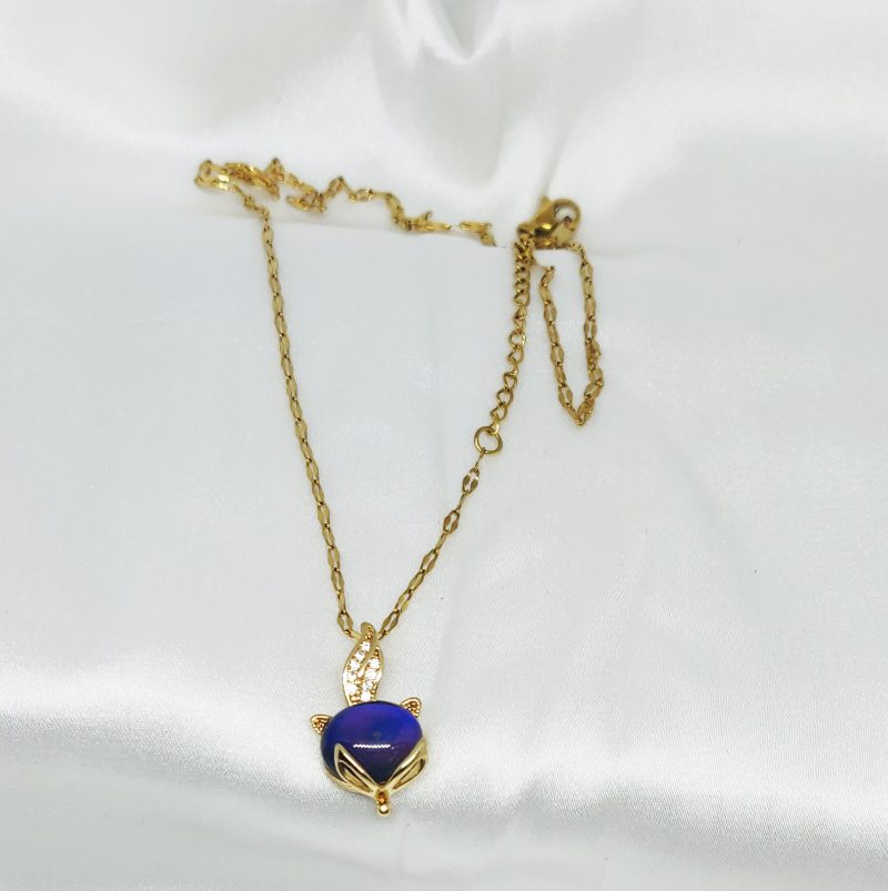 Royal Blue Golden Pendant Chain