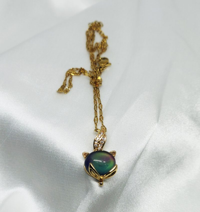 Royal Blue Golden Pendant Chain - Image 4