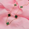 Green Flower Golden Chain